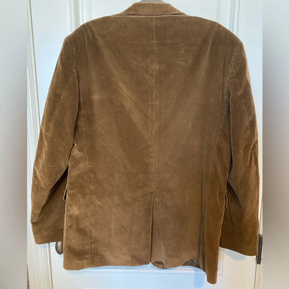 David Taylor Vintage Mens Corduroy Blazer Sport Coat Two Button Jacket Size 42L